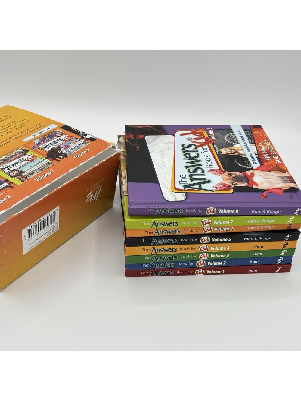 Answers For Kids 8-Books Set by Ken Ham Christian Religion Bible Homeschool